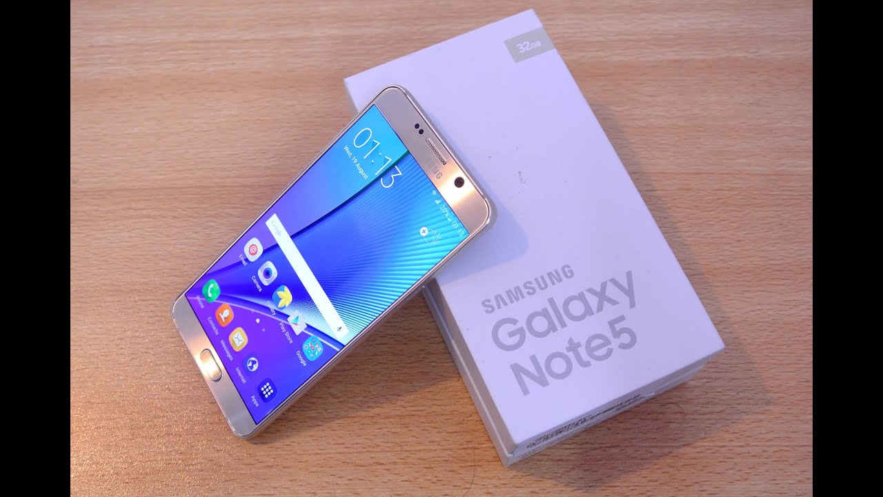 Samaung Galaxy Note 5 unboxing - فتح صندوق هاتف نوت5
