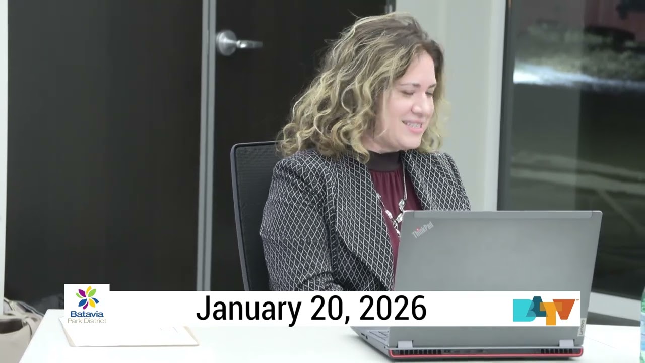 Batavia Park District Meeting, January 20, 2026