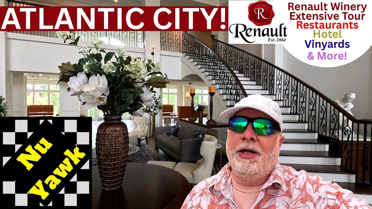 🟡 Wycieczka po winnicy Renault: Ukryty klejnot na obrzeżach Atlantic City. Restauracje, hotel, wi...