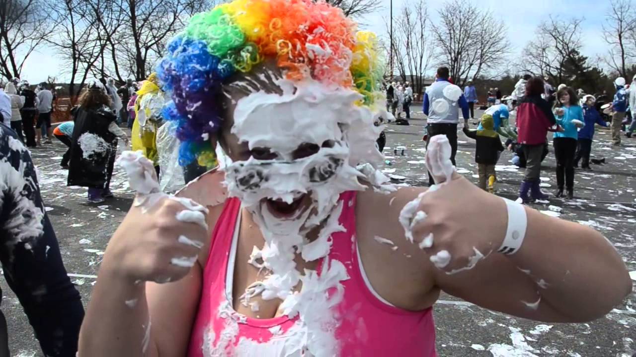 Shaving Cream Pie Fight