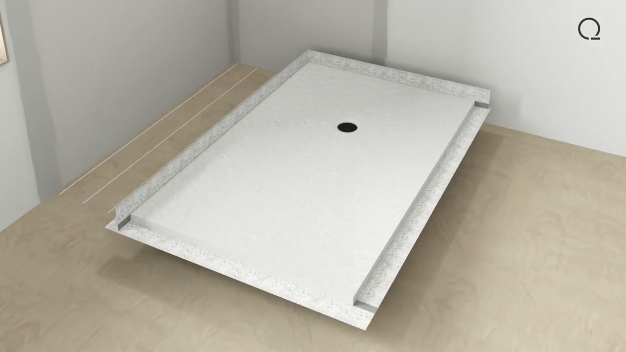 Shower base + Wallpanel installation USA │QUARE