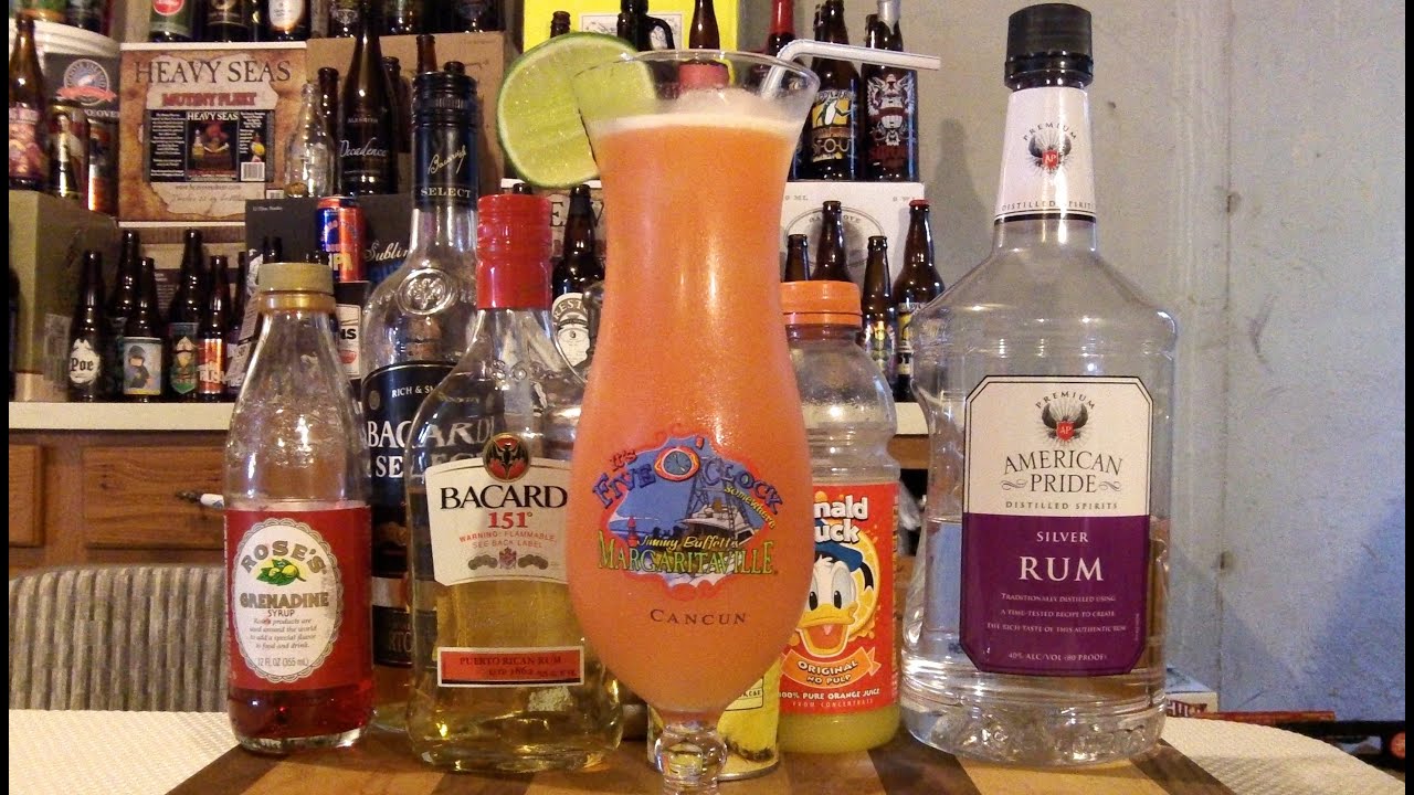 How To Make A Hurricane Cocktail / Mixed Drink (New Orleans Style) ✩ RECIPE INCLUDED ✩ DJs BrewTube