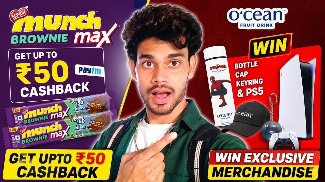 🔥 5 Best Loot Offers Today | ₹50 Cashback, Free Merchandise, PS5, SHEIN 100% Points & Amazon Gift...