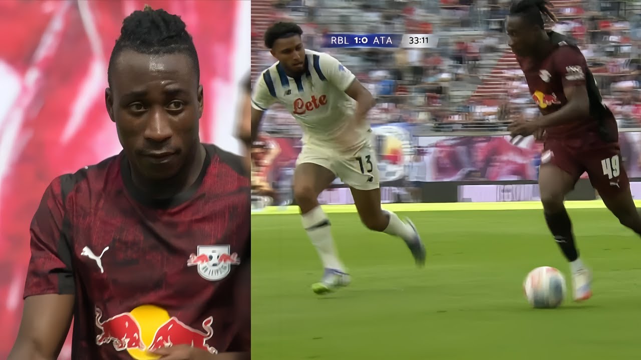 Yan Diomande vs Atalanta | Real Madrid Target | Skills & Speed ⚡