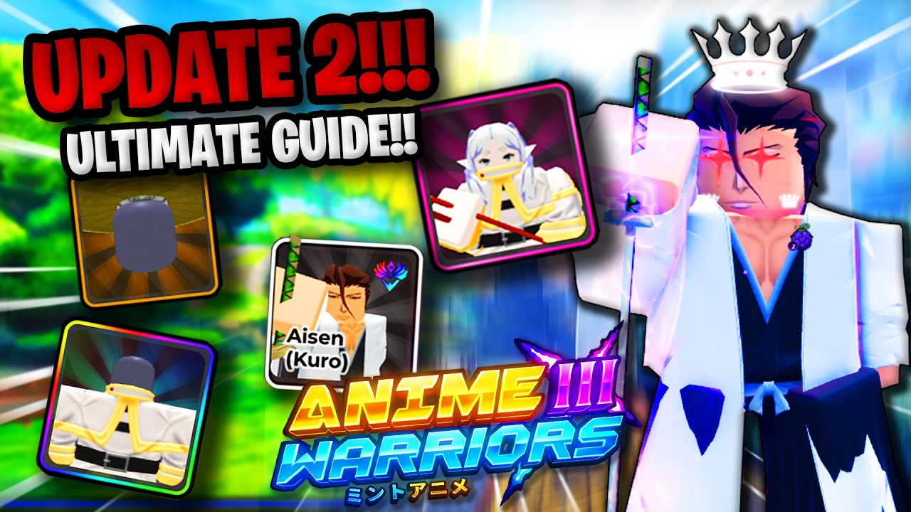 Полное руководство по обновлению 2!!! (Новые мифические покемоны плохие??) | Anime Warriors 3
