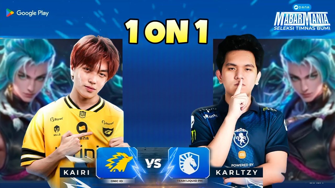 KARLTZY vs KAIRI 1 VS 1 MATCH by DANA INDONESIA 