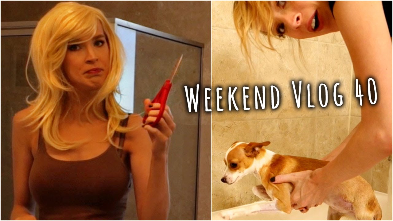 DIY Wig Salon + Grocery Haul! | weekend vlog 40 | LeighAnnVlogs