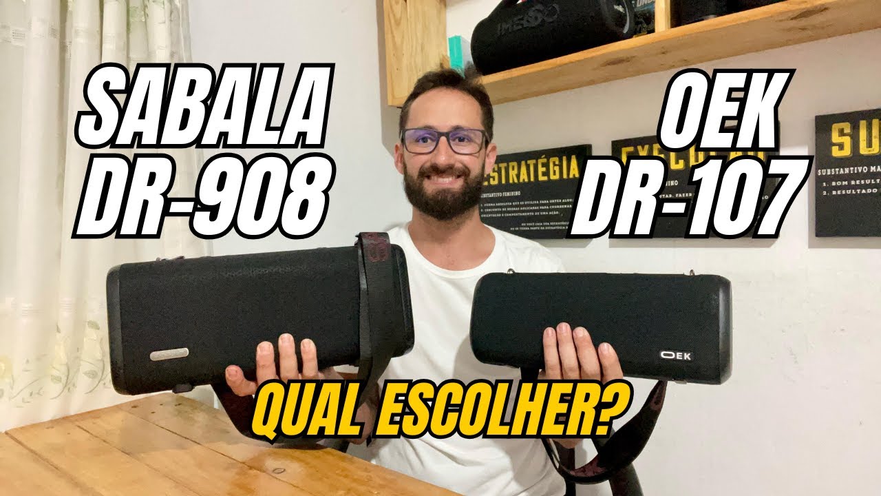 Caixa de Som Sabala DR-908 Melhor que a OEK DR-107? Som Muda Com o Tempo?