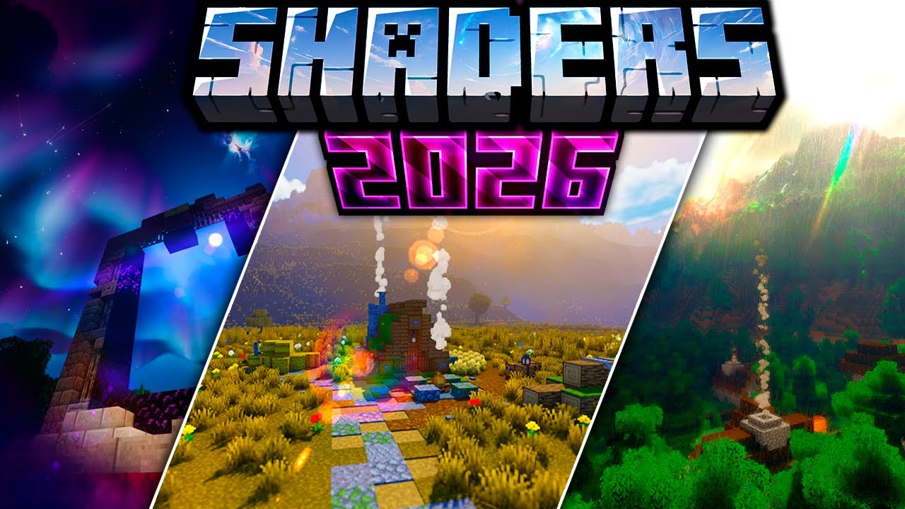+20 SHADERS para Minecraft em 2026 | 20+ INSANE Shaders for Minecraft in 2026
