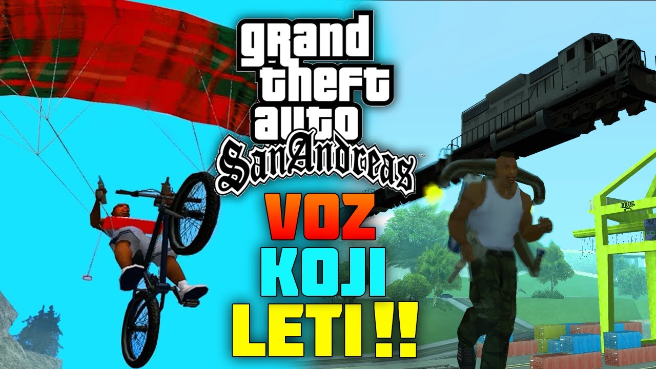 VOZ KOJI LETI!? - GTA San Andreas Bagovi