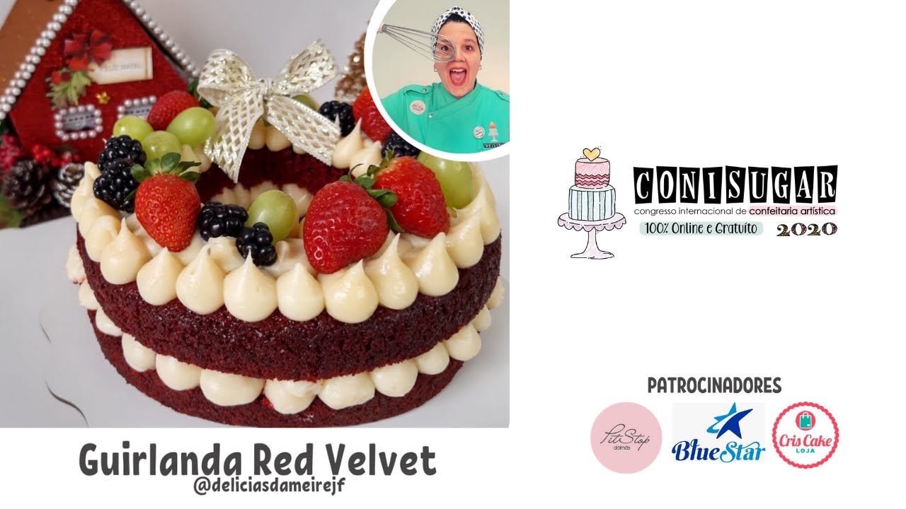 Conisugar 2020 - Guirlanda Red Velvet - Meire Vieira- 14hs