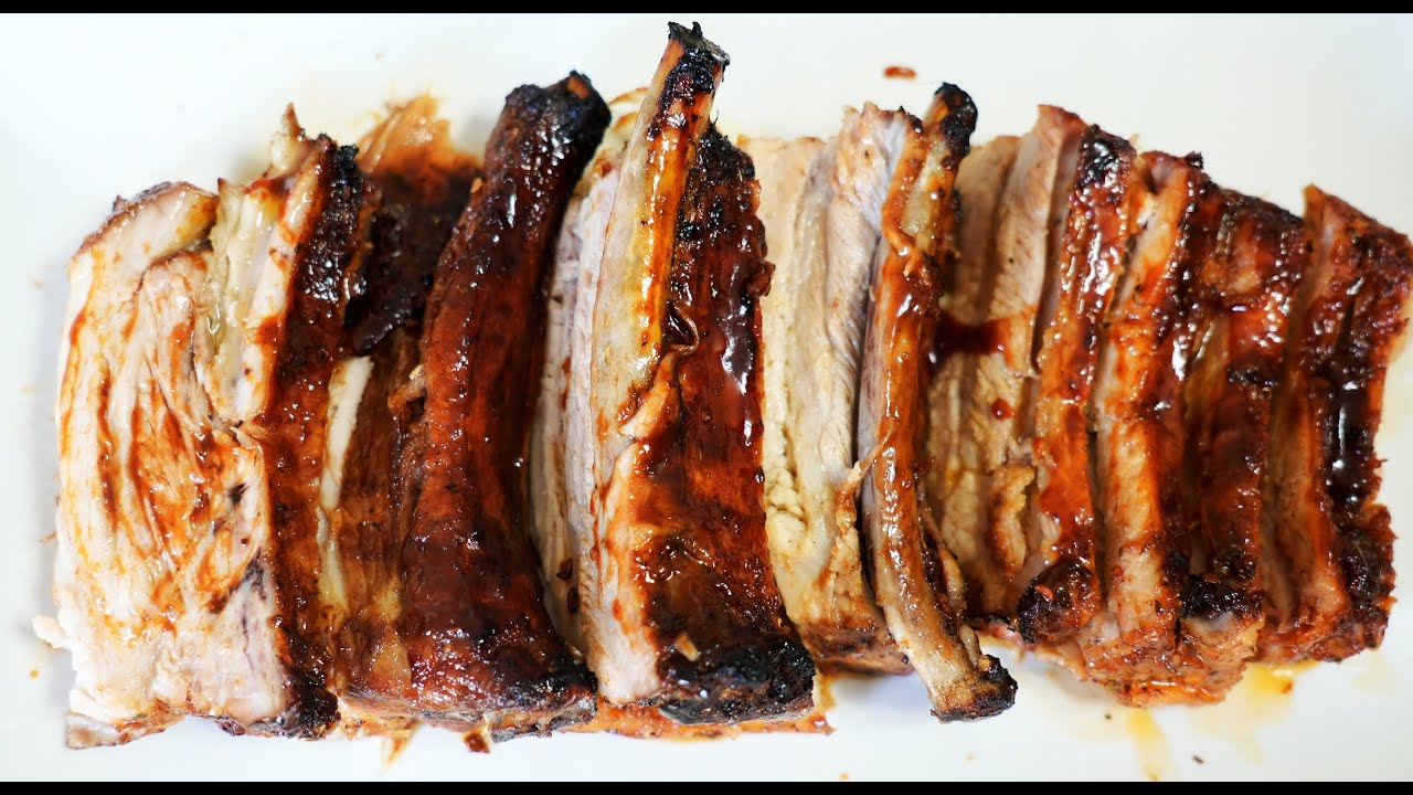 Como hacer costillas al horno en salsa barbacoa, tiernas jugosas y muy sabrosas!!