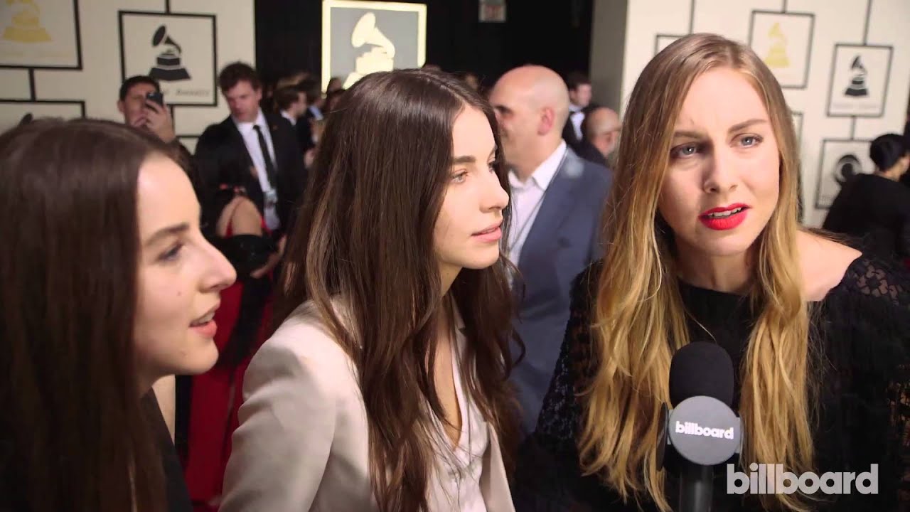 Haim: The 2015 GRAMMYs Red Carpet