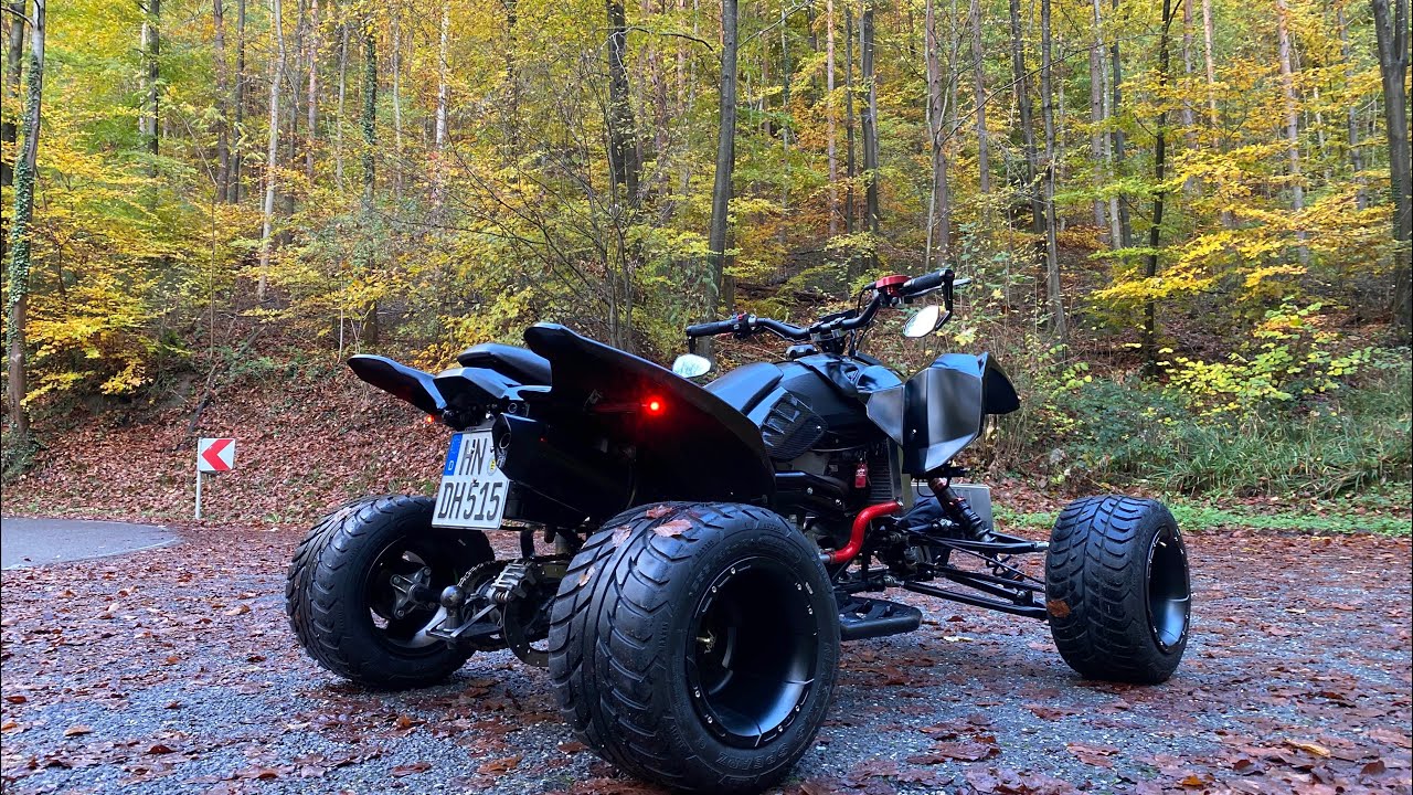 POLARIS PREDATOR 500 CRUISING ON GERMAN ROADS