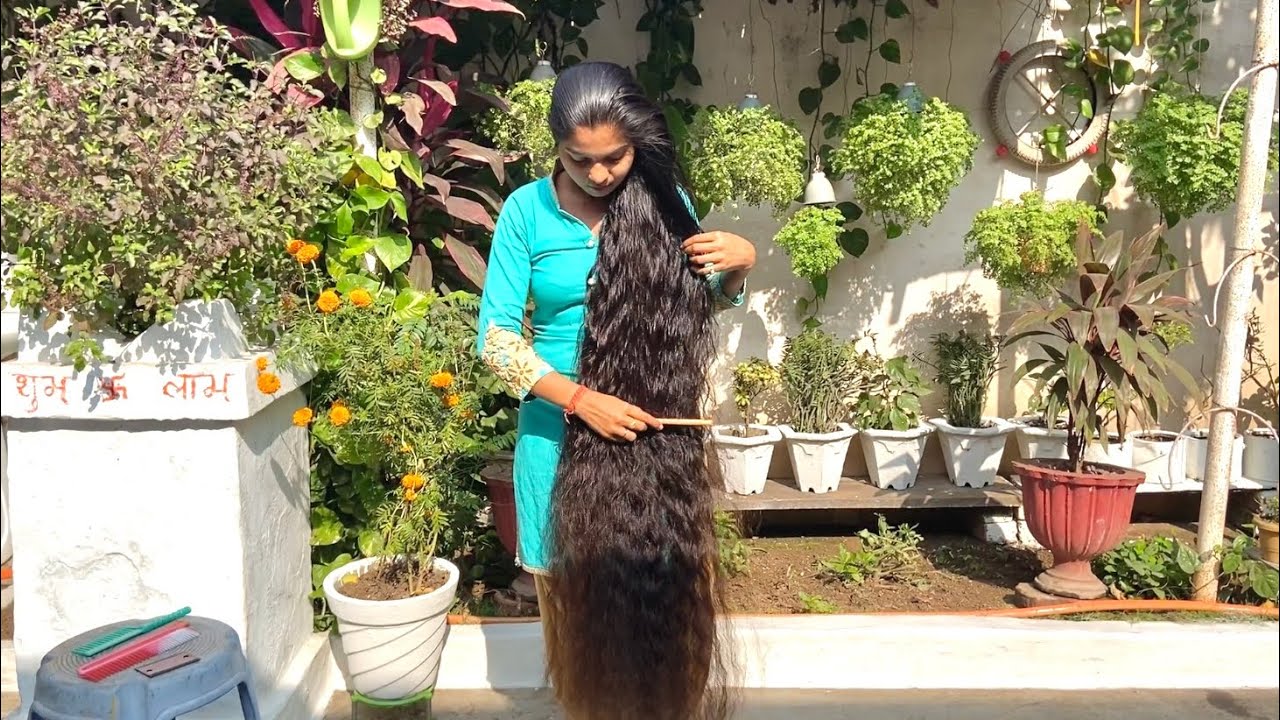 Long hair combing // easy comb// Alka