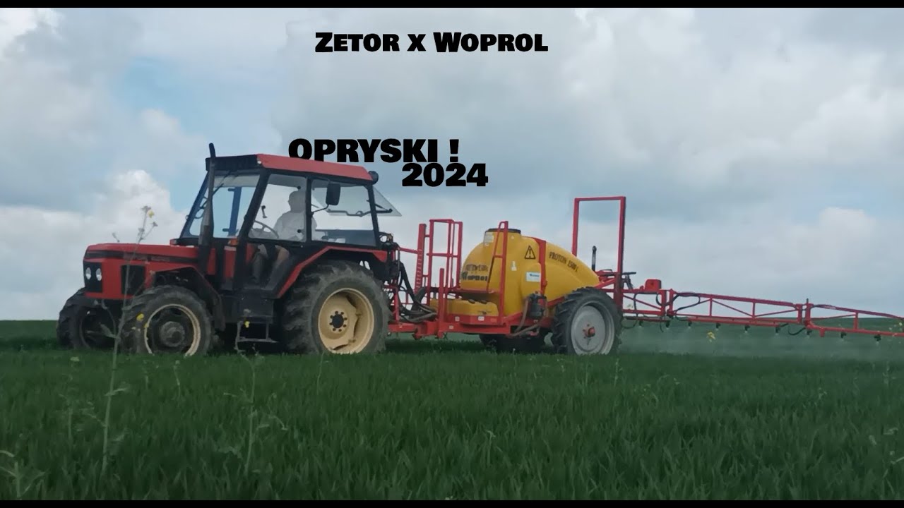 🔥Pierwsze opryski na kanale ! | Zetor | Woprol Proton 1500 L | @MaszynyWOPROL |🔥
