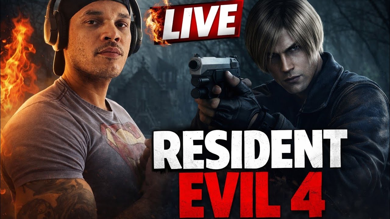 GRITOS,TIROS E DESESPERO😱|RE4 RAMAKE AO VIVO
