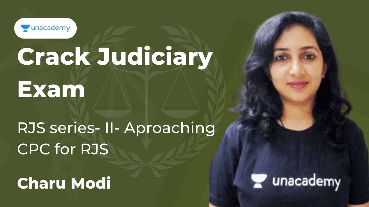 RJS series- II- Aproaching CPC for RJS | Crack PCSJ | GS For Judiciary | Charu Modi