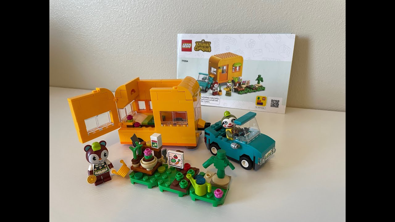 Building Animal Crossing Lego set 77054: Leif's Caravan & Garden Shop | no talking | kinda asmr
