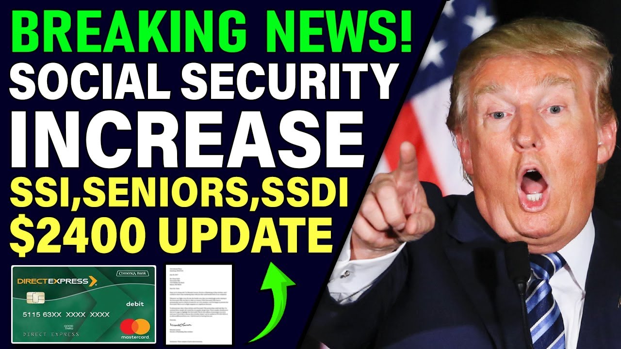ALERT: Social Security BENEFITS INCREASE | More Money For Seniors? | SSA SSI SSDI Payments 2025