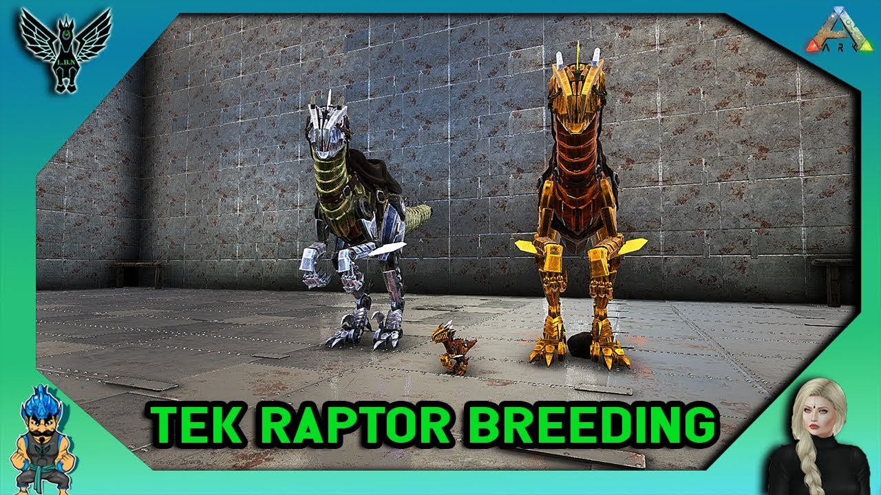ARK: TEK RAPTOR BREEDING! THE CUTEST TEK BABY?