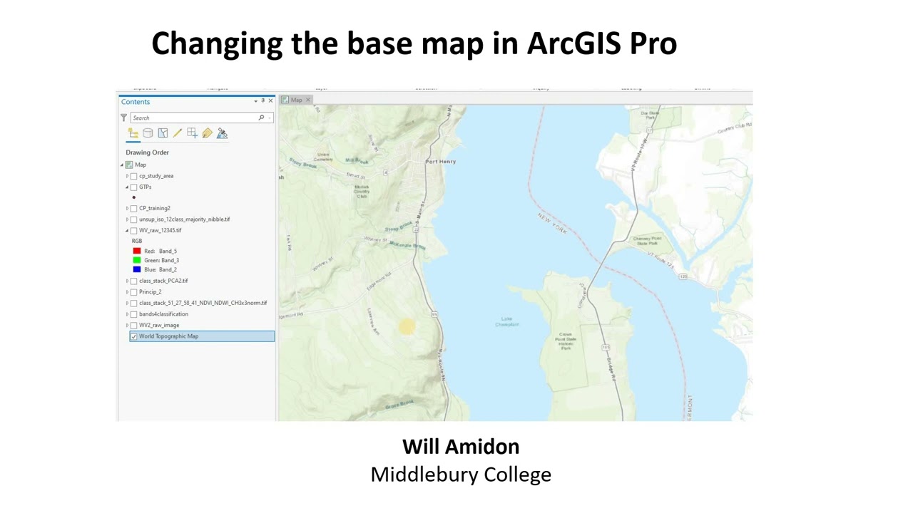Change the streaming basemap in ArcGIS Pro (L6, V6)