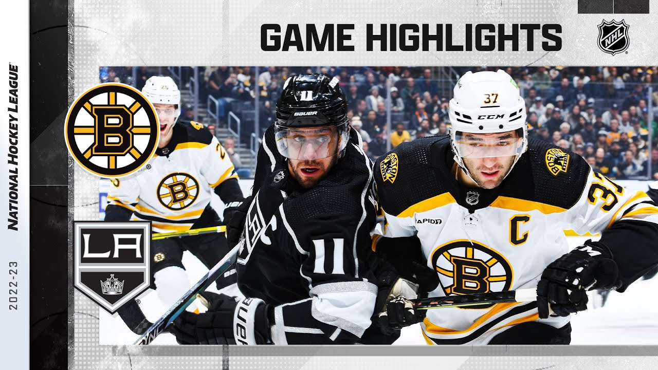 Bruins @ Kings 1/5 | NHL Highlights 2023