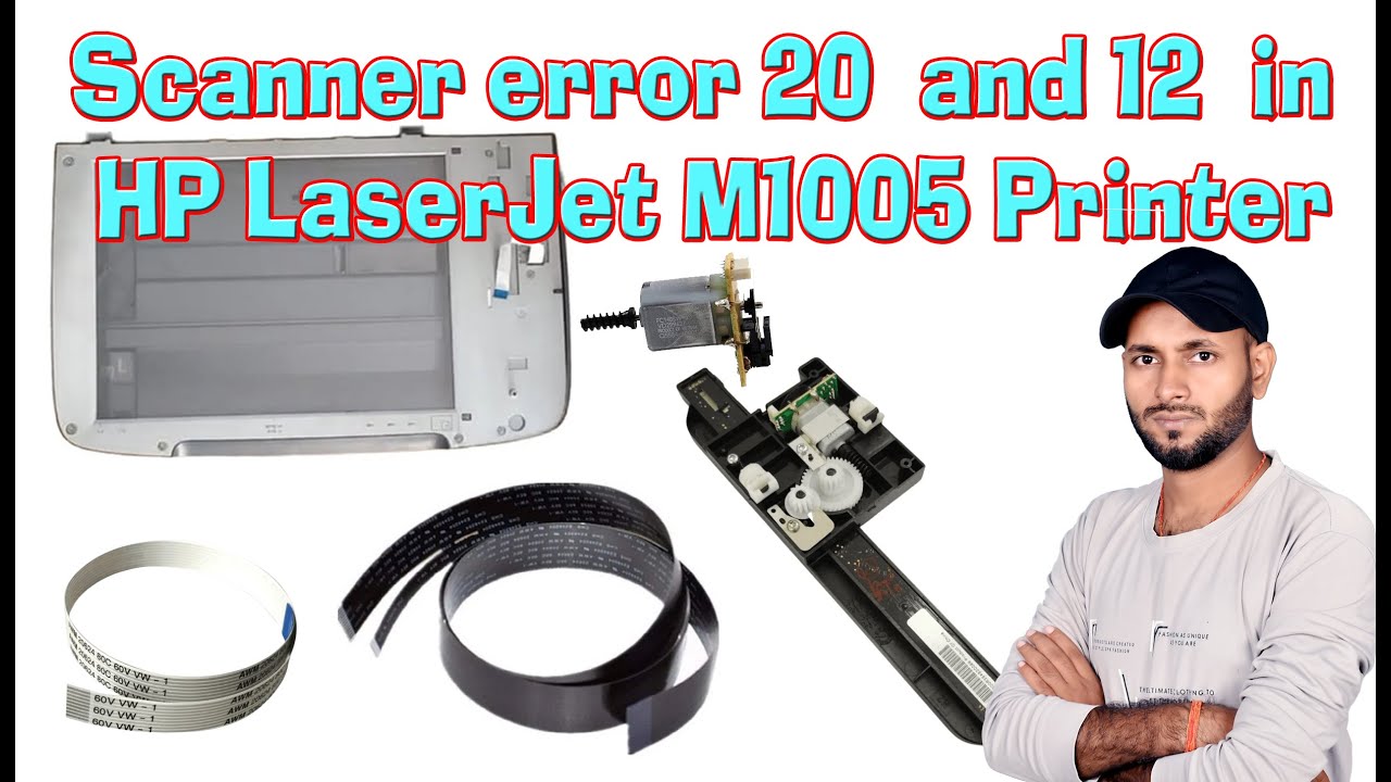 HP LaserJet 1005 scanner error 20 ✅ How to fix Scanner Error 12 And 20 in HP LaserJet 1005 Printer 😲