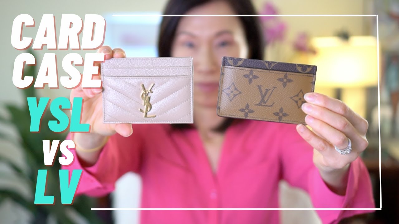 СРАВНЕНИЕ КАРТОЧЕК | YSL vs LV | Saint Laurent, Louis Vuitton