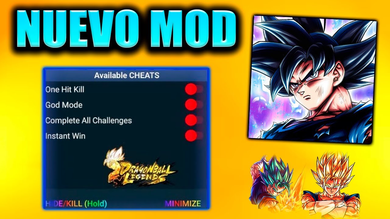 Dragon Ball Legends Mod Menu v5.13.0 God Mode Nueva Version 2025