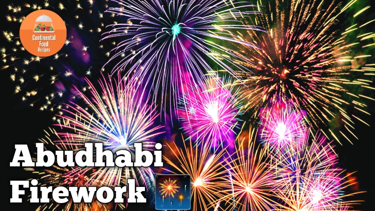 Amazing Firework 🎆 Show with Sound in UAE | Abudhabi Firework Show 2024 | Master Party Firework