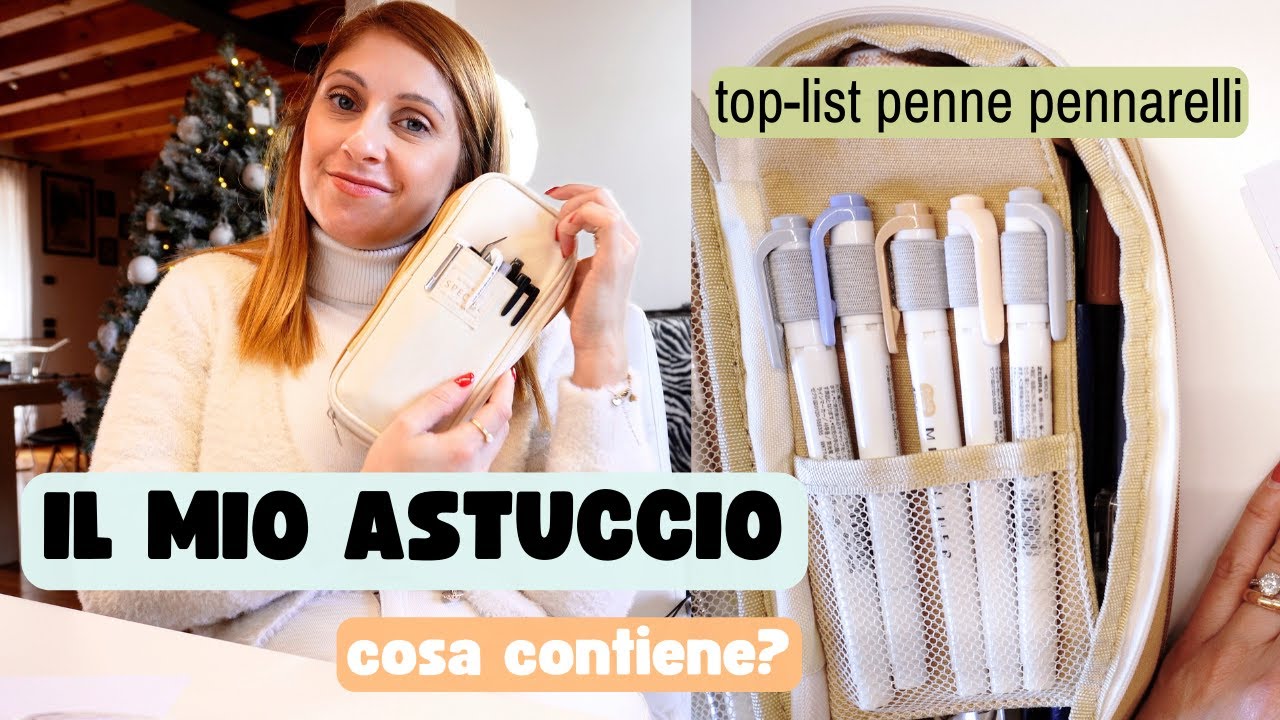 COSA C'È NEL MIO ASTUCCIO 2024 - Provo tutte le penne con voi 🖋️ | Creativemme