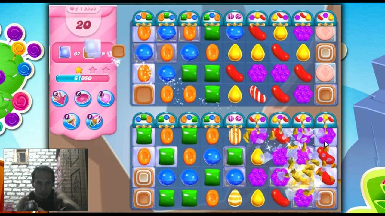 Candy Crush Saga Level 9999 - 3 Stars, 20 Moves Completed