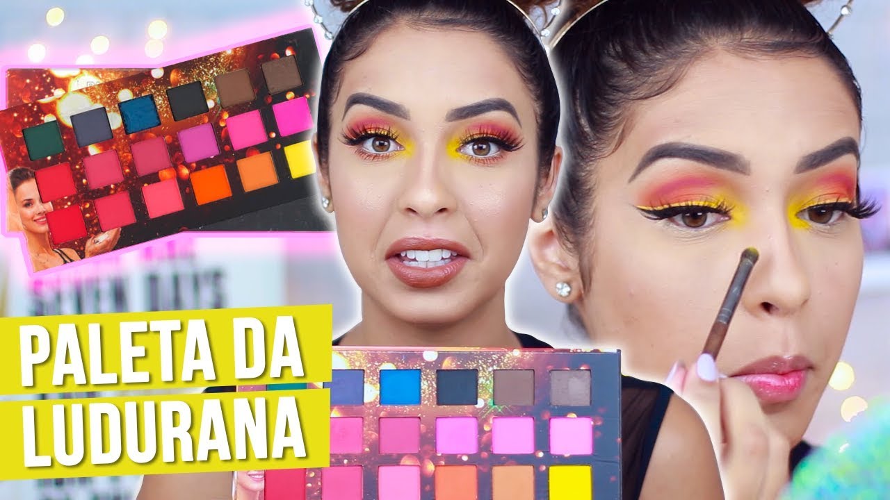 🌈 A MELHOR PALETA DA VIDA | TESTEI A PALETA DA LUDURANA