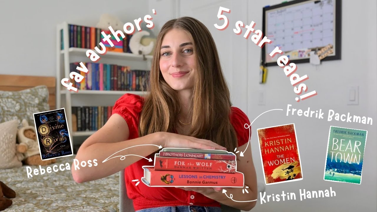 reading my favorite authors’ 5 star reads!