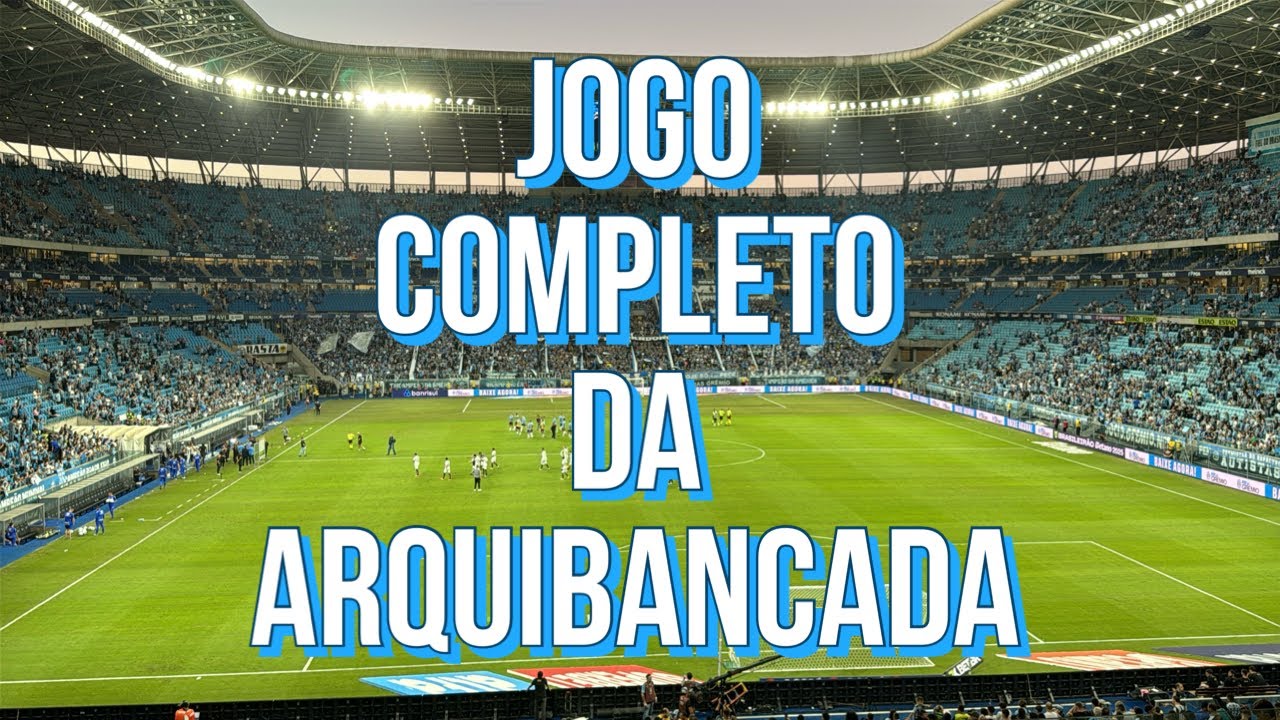 Grêmio 1x0 Santos - jogo completo da arquibancada, 04.05.2025