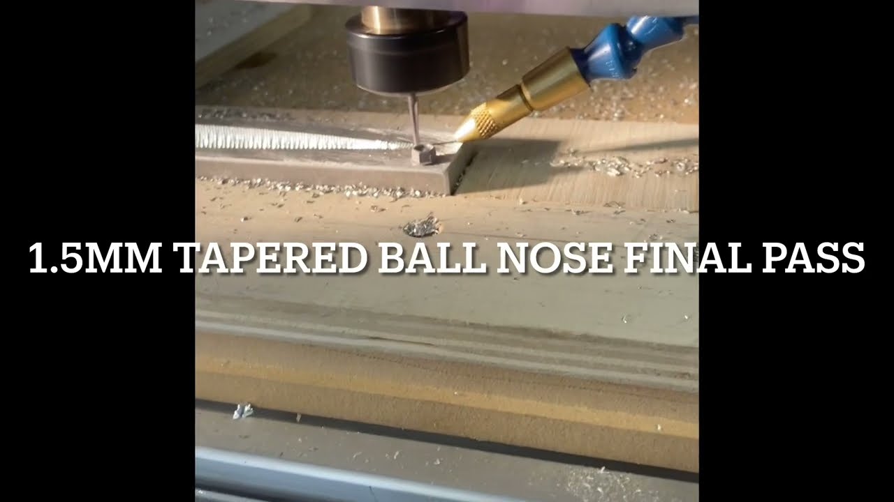 CNC machining a Footy sailboat ballast mold.