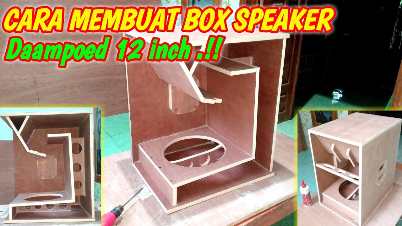 CARA MEMBUAT BOX DAMPOED 12 INCH