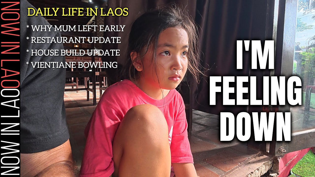 I'm Feeling Down & Mina's in Pain.. | Now in Lao Daily Life