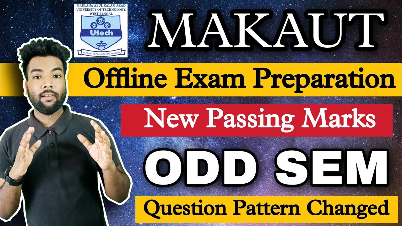 😱MAKAUT Offline Exam Process & Paper Pattern | Passing Marks | Odd Sem Offline Exam Preparation