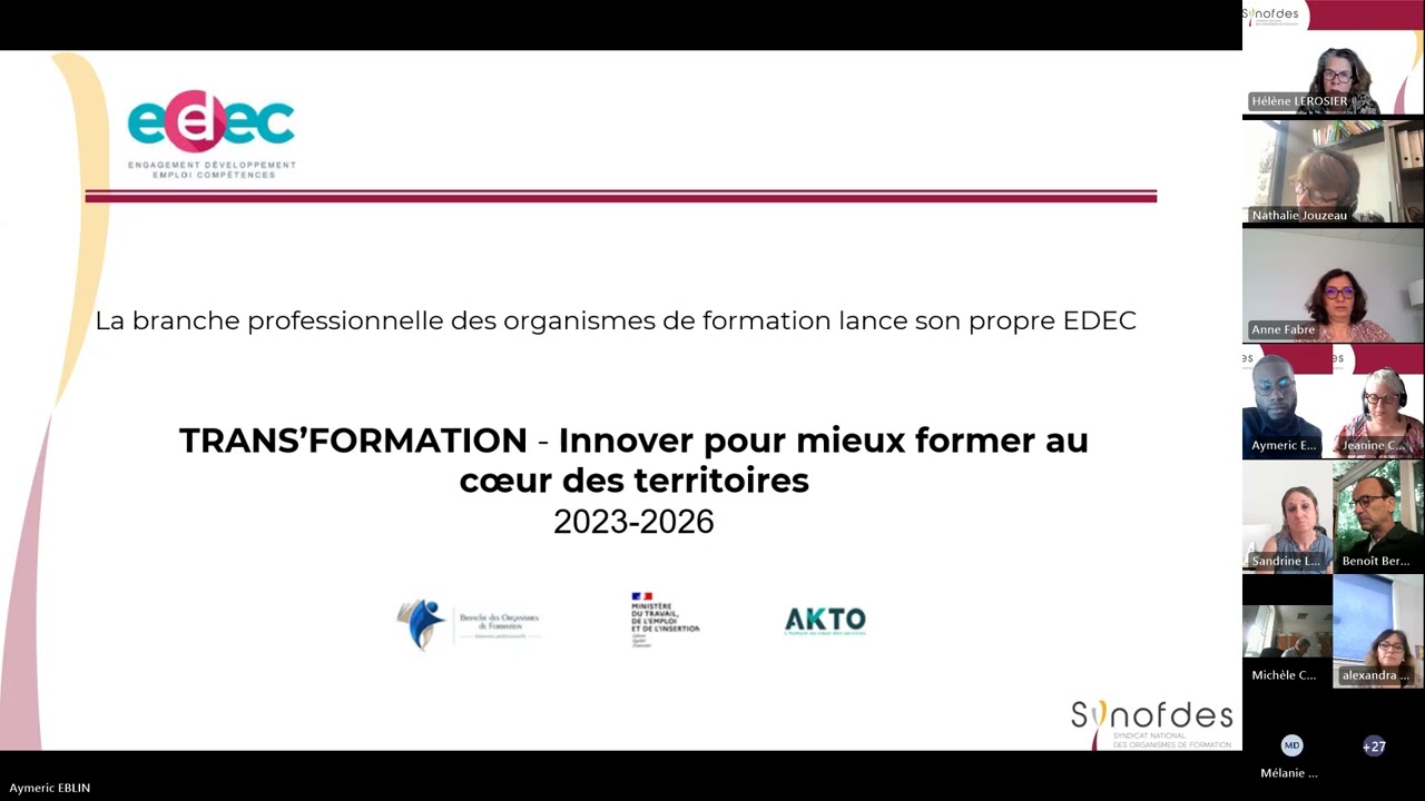 L’EDEC de la branche professionnelle des organismes de formation : une opportunité pour vous ?