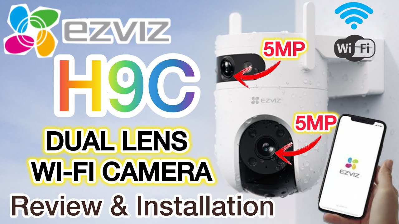 EZVIZ H9C Dual Lens WiFi camera|Hikvision best Outdoor WiFi camera|Best Outdoor WiFi Security camera