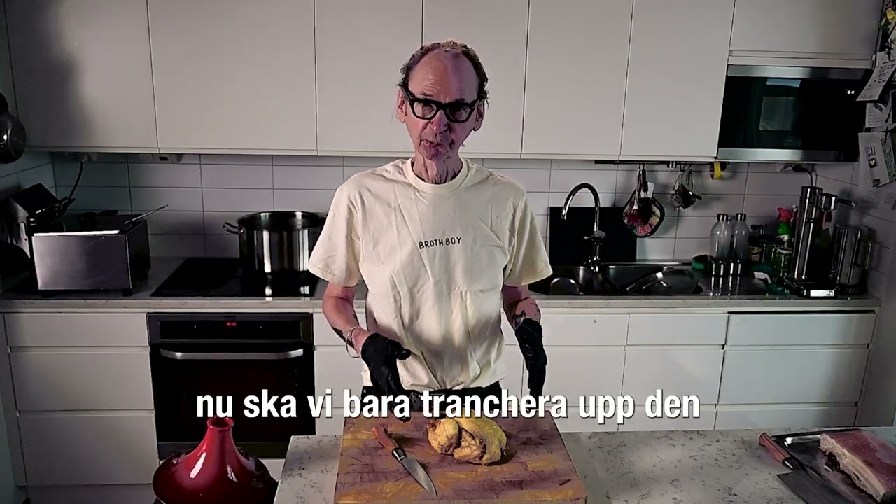 Koka kyckling textad version med lägre musik