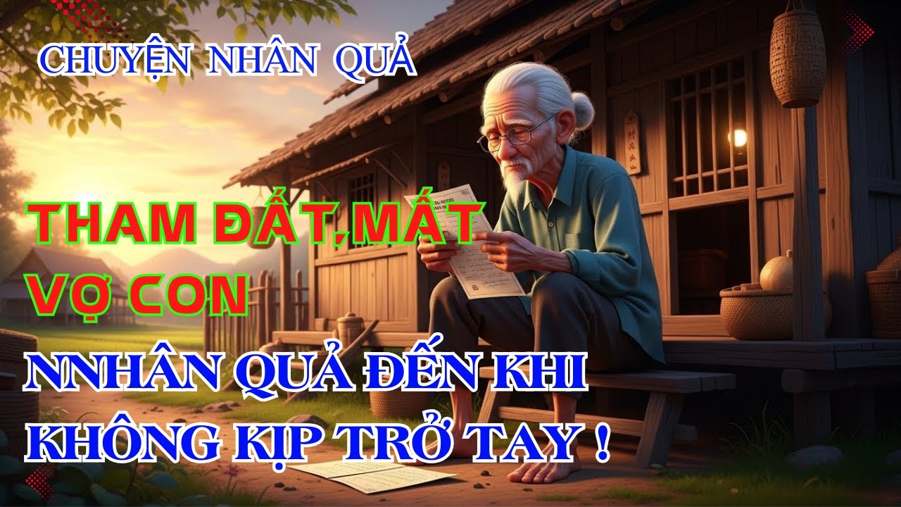 Tham Đất, Mất Vợ Con Nhân Quả Đến Khi Không Kịp Trở Tay !