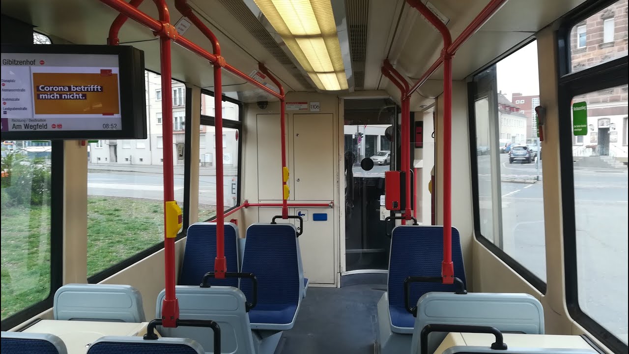 GT8N Wagen 1106 der Straßenbahn Nürnberg (ohne Redesign)