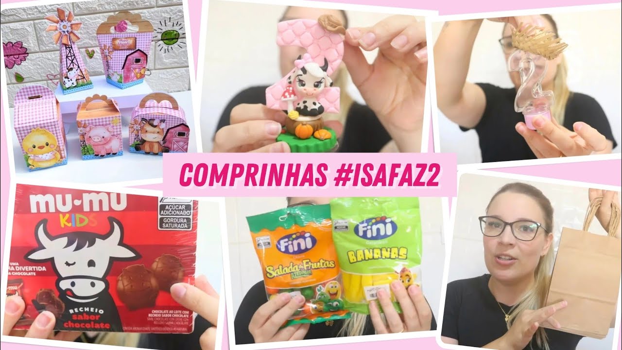 Muitas Comprinhas e Doces do aniversário| #IsaFaz2