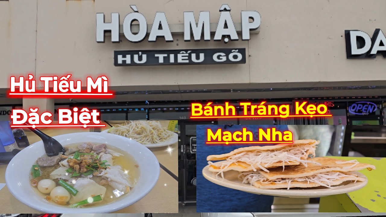 Gọi 1 Tô Hủ Tiếu Mì Đặt Biệt Ăn Rất Thơm Ngon Ở Quán Hòa Mập...