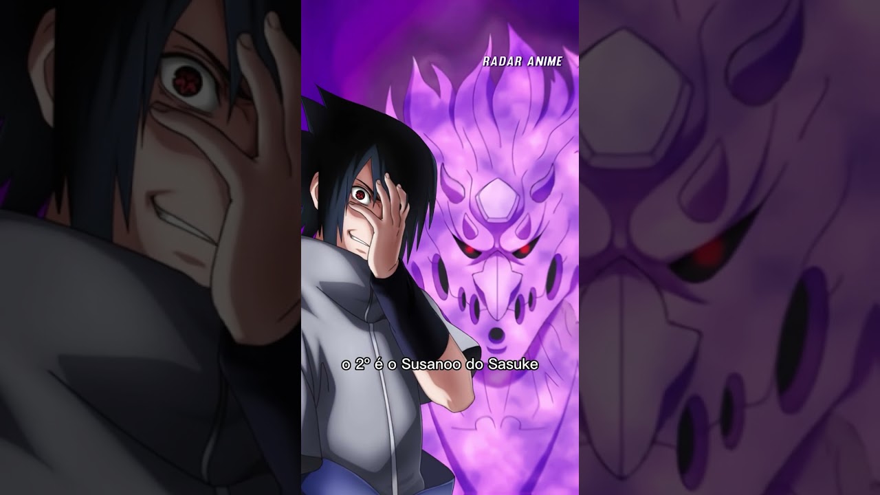 OS 5 SUSANOO MAIS PODEROSOS DE NARUTO #shorts