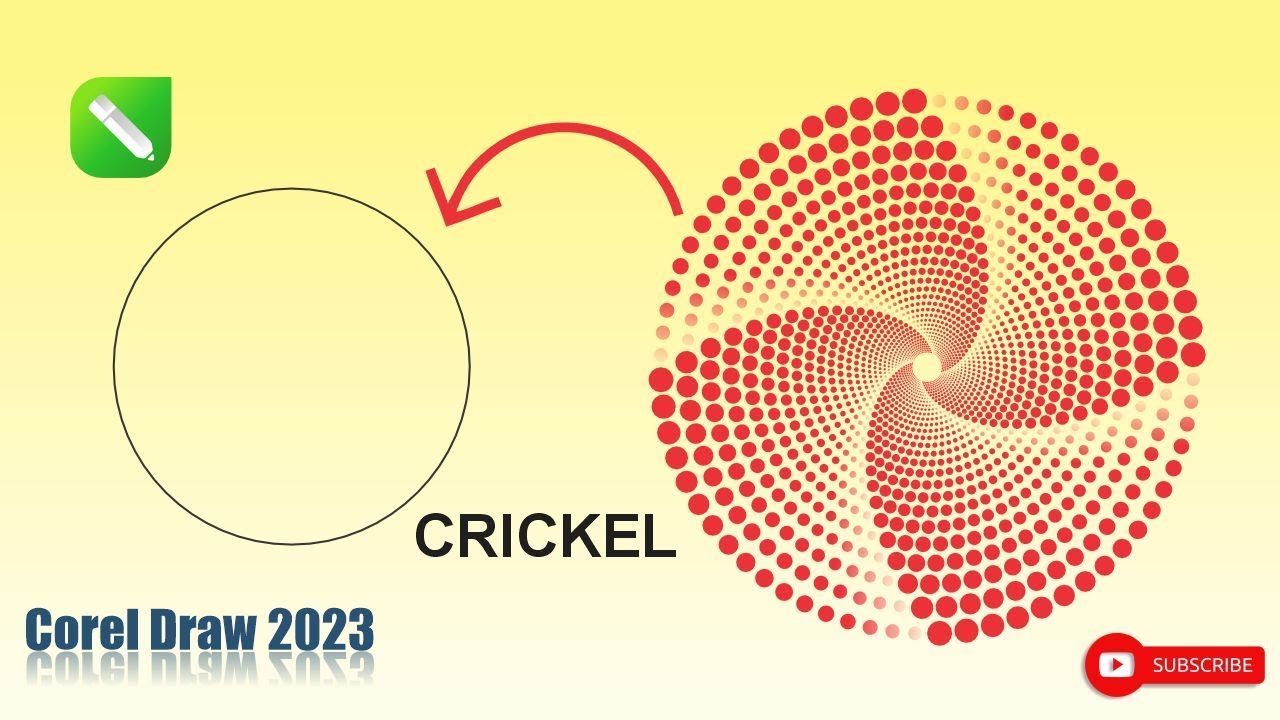 Seamless pattern In Coreldraw | Dotted Design In Coreldraw | Ellipse tool in coreldraw