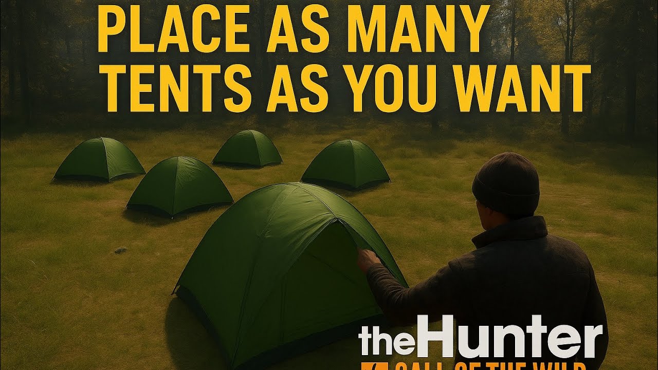 Tent Glitch – Place as Many Tents as You Want on One Map in the hunter call of the wild